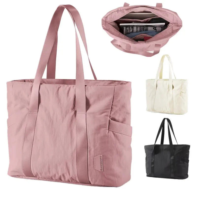 Yoga Fitness Mat - Women Travel Tote Bag University Laptop