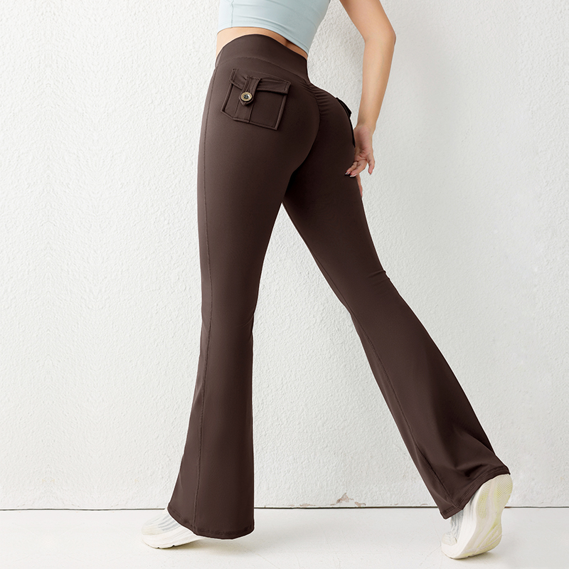 Solid Color Butt Lifting Gym F - Yoga Fitness Leggings 评论和价格
