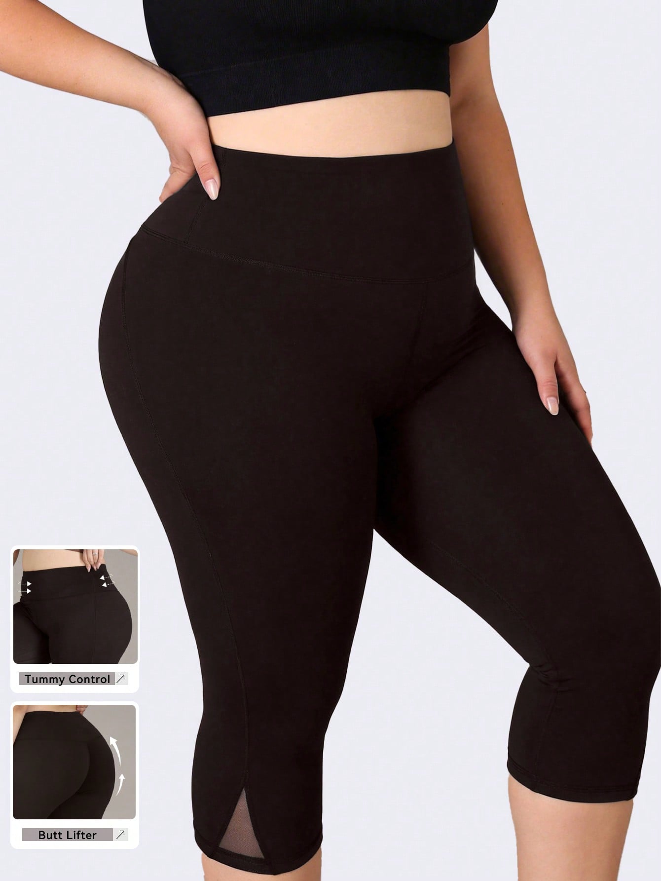 Plus Size Gym Leggings Women M - Yoga Fitness Leggings 评论和价格