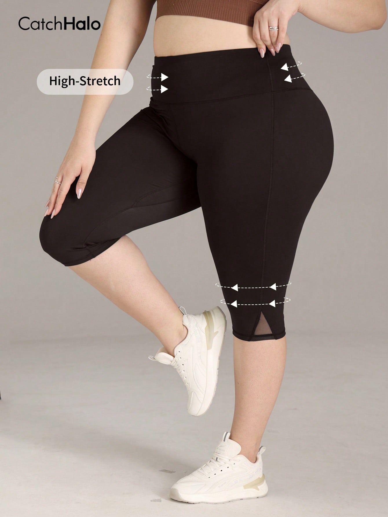Plus Size Gym Leggings Women M - Yoga Fitness Leggings 评论和价格