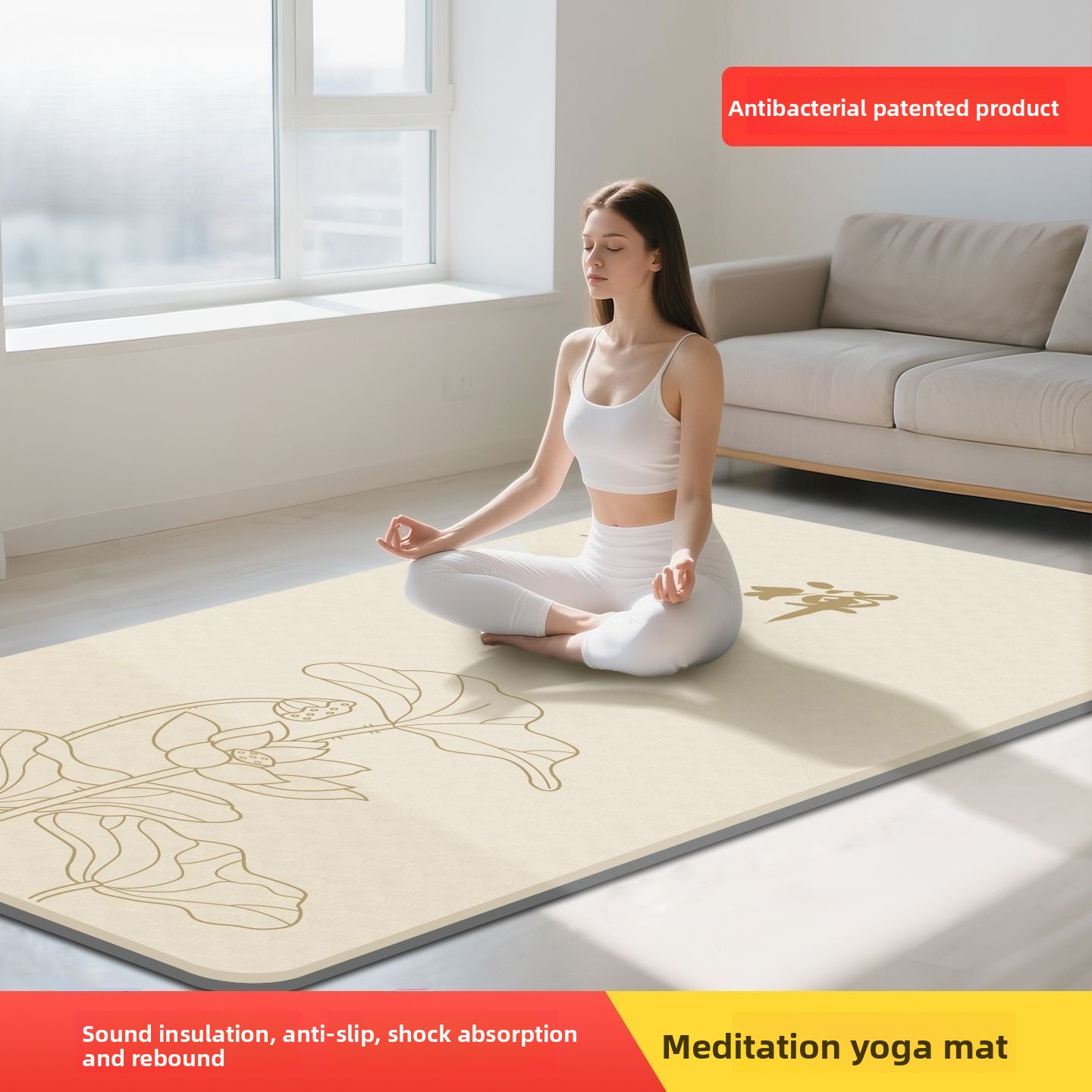 Zen Meditation Women's Yoga Ma - Yoga Fitness Mat 评论和价格