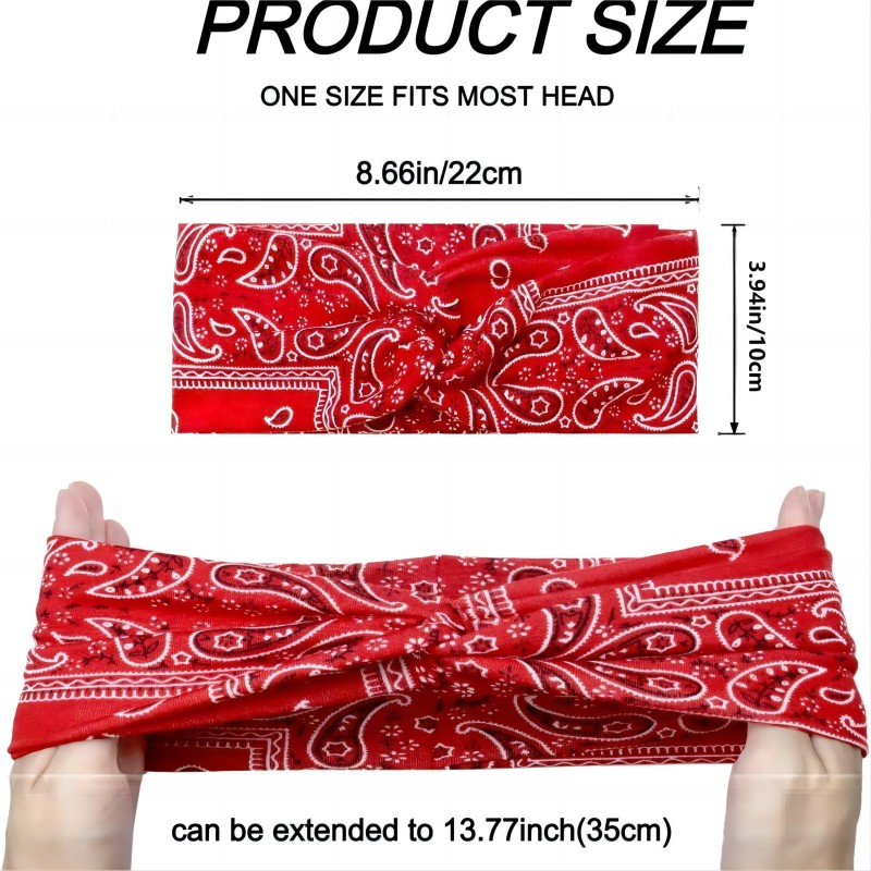 Paisley Cashew flowers hair ba - Stretch Strap Yoga 评论和价格