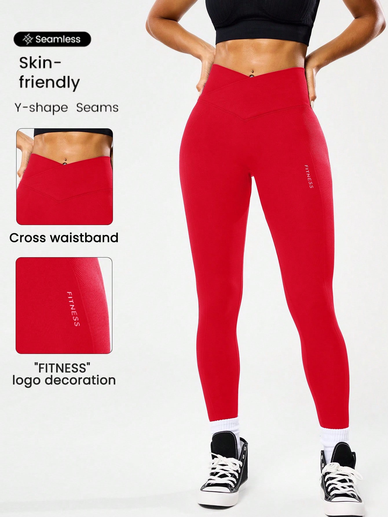 High-waisted seamless yoga leg - Yoga Fitness Leggings 评论和价格